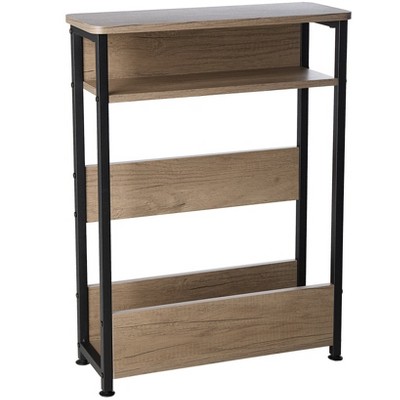 The Lakeside Collection Slim Storage End Table