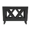 Oceanstar Contemporary Solid Wood Magazine Rack - 2 of 4
