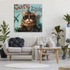 Stupell Industries Cats Rule Graffiti Urban Animals Canvas Wall Art - 2 of 4