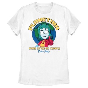 Women's Rick and Morty Planetina Every Litter Bit Counts T-Shirt - 1 of 4