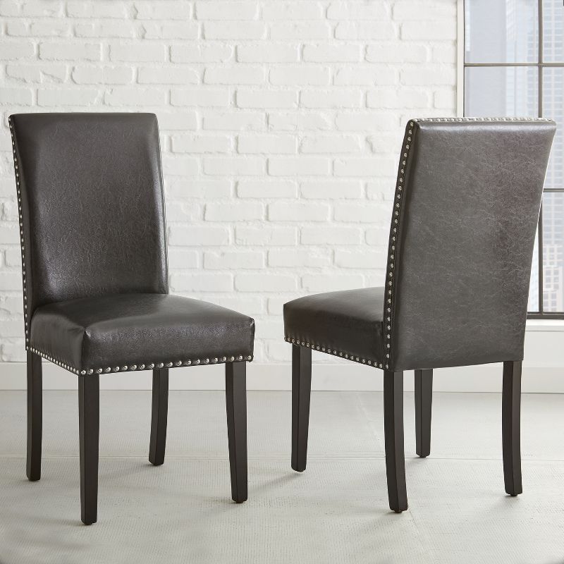 Set of 2 Verano Side Chair Black - Steve Silver Co., 1 of 5