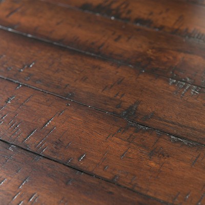 Dex Walnut Brown 5-Drawer Rustic Vertical Chest