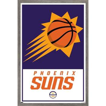 NBA Phoenix Suns - Logo 21 Wall Poster, 14.725 inch x 22.375 inch, Framed, FR21684BLK14X22EC