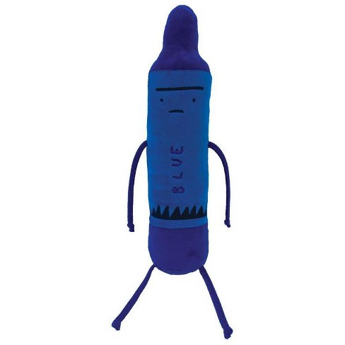 MerryMakers The Day The Crayons Quit Blue Plush Toy, 12-Inch By Drew