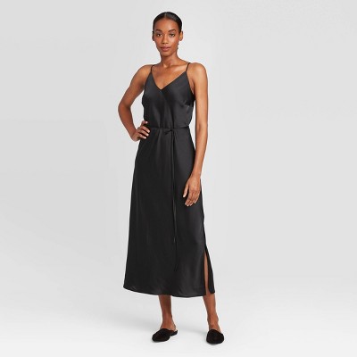 black slip dress target