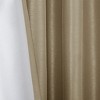 Sapphtopaz Lined Window Curtains Twist Tab Curtain Panel Privacy Assured with Total Blackout for Bedroom, Living Room - 4 of 4