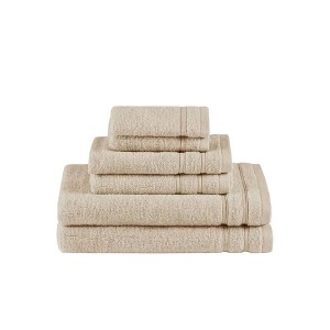 510 Design 6pc Essential Bundle Quick Dry Cotton Bath Towel Set - 1 of 4