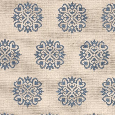 blue/creme