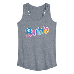 Women's - Barbie - Colorful Logo Graphic Racerback Tank - 1 of 4