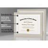 Americanflat 11x14 Light Wood Diploma Frame - Displays 8.5x11 Diplomas with Mat or 11x14 Inch Without Mat - Shatter-Resistant Glass. (2 Pack) - 4 of 4