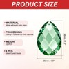 Unique Bargains DIY Hanging Grid K9 Crystal Pendant Teardrop beads 6 Pcs - 2 of 4