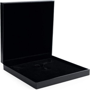 Black Jewelry Set Gift Box, Storage Case for Rings, Earrings, and Necklaces, Presentation Organizer - 1 of 4