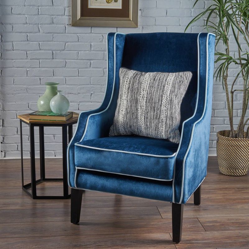 Eddison Traditional Two-Toned Club Chair - Christopher Knight Home, 3 of 7