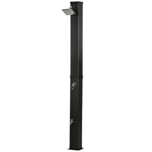 DSVIMOY 10.6 Gallons Outdoor Shower with 360 Rotating Rainfall, Handheld Shower Head, Outdoor Shower for Backyard Poolside, Black, 7.5"*7.8"*85.5" - 1 of 4