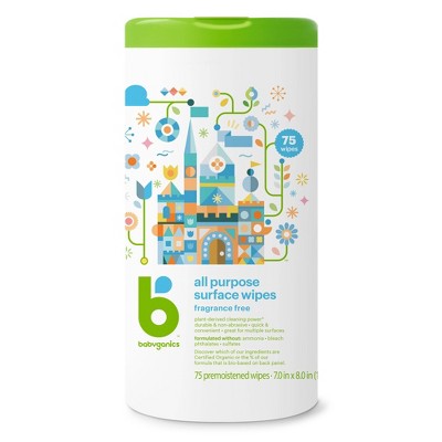 Babyganics All Purpose Surface Wipes 