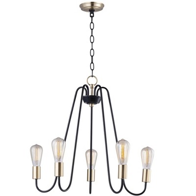 Maxim Lighting Haven 5 - Light Chandelier in  Oil Rubbed Bronze/Antique Brass