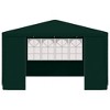 vidaXL Outdoor Canopy - Professional Party Tent with Side Walls, UV and Water Resistant with Durable Steel Frame, 13.1'x13.1', Green. - 3 of 4