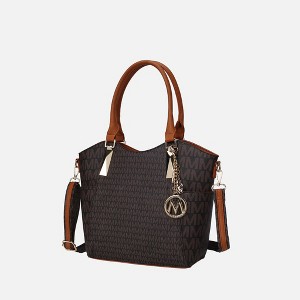 MKF Collection Devorah Stylish Tote Handbag Signature Printed by Mia K - 1 of 4