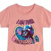 Girls' - Star Wars - I Am Your Valentine Darth Vader Fitted Short Sleeve Graphic T-Shirt - 2 of 4