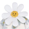 Lambs & Ivy Sweet Daisy Lovey White Flower Plush Security Blanket - 2 of 4