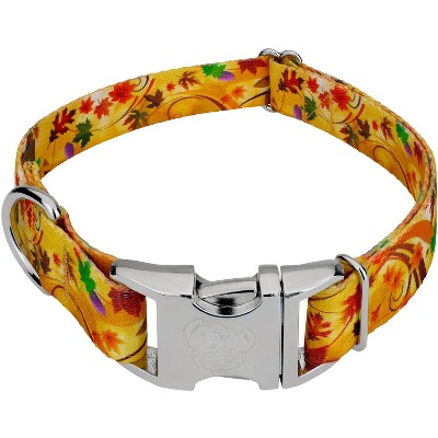 Country Brook Petz® Deluxe Fall Foliage Dog Collar- Made In The U.s.a.,  Medium : Target