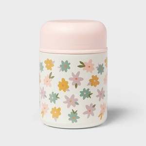 Kids' 10oz Double Wall Vacuum Stainless Steel Food Jar with Stainless Steel Spoon - Pillowfort™ - 1 of 4