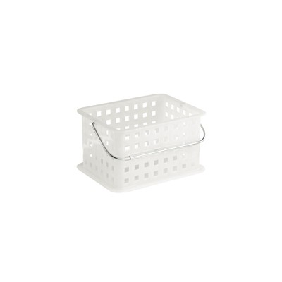 Clear Plastic Freestanding Shower Caddy with Handle
