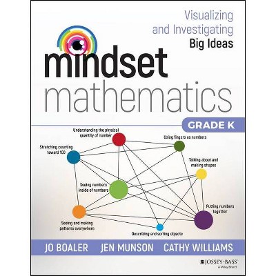 Mindset Mathematics: Visualizing and Investigating Big Ideas, Grade K - by  Jo Boaler & Jen Munson & Cathy Williams (Paperback)