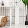 Tangkula Bathroom Tissue Paper Holder Narrow Tall Storage Cabinet Toilet Side Storage Shelf White - 2 of 4