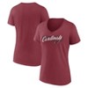 NFL Arizona Cardinals Women's Short Sleeve V-Neck T-Shirt - 3 of 3