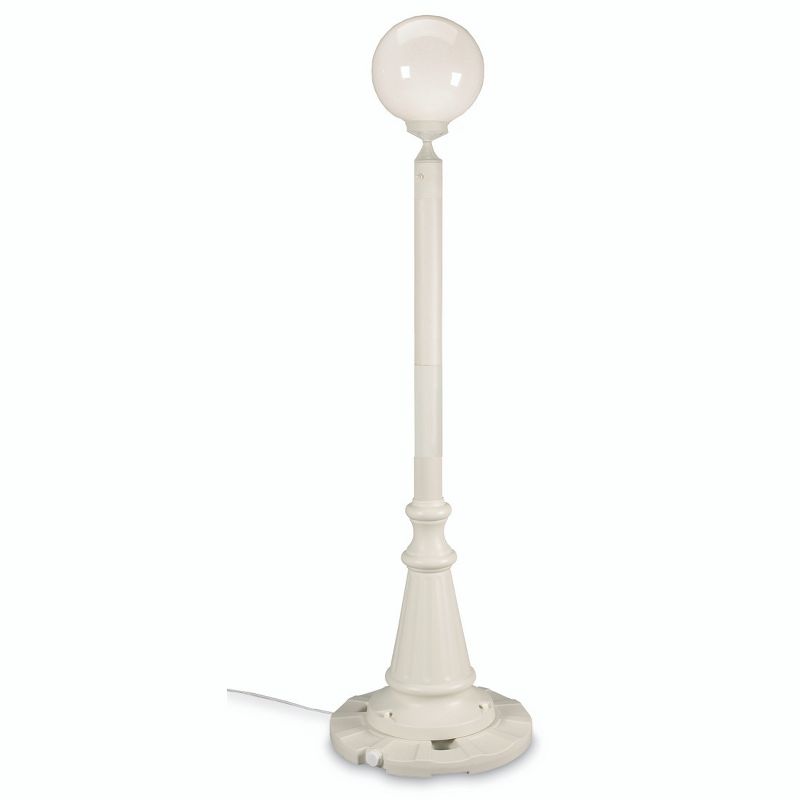 Patio Living Concepts  00331 Single White Globe Lantern Patio Lamp, 2 of 3
