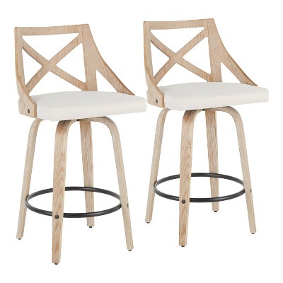 Farmhouse bar stools set best sale of 4