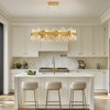 CityFurn Modern Crystal Rectangle Chandelier Kitchen Island Lights - 3 of 4
