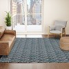 CoastL Studio Feather Tile Navy Rug - Deny Designs - 4 of 4