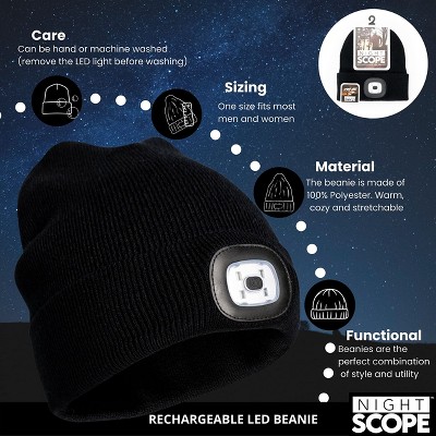 Night Scope Classic Beanie with Removable LED Headlight - image 3