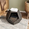 Modern Cat Kennel,Litter Box,Artificial Flower Pots,Side Tables For Couch With Storage,Multifunctional Furniture Design-Cuddlewood - 2 of 4