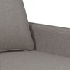 vidaXL Sofa Chair Light Gray 23.6" Fabric - 4 of 4