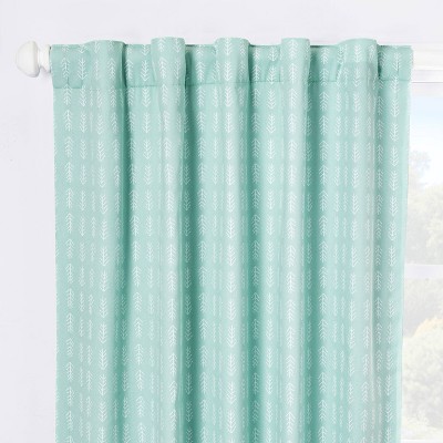 Coral & Mint Arrow Kids' Curtain Panels - Sweet Jojo Designs