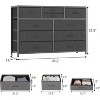 45" Wide TV Stand Dressers,10 Drawers Fabric Dressers,Lightweight Entertainment Center with Fabric Bins for Living Room, Hallway - 2 of 4