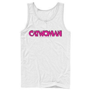 Men's Batman Catwoman Logo Tank Top - 1 of 4