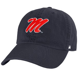 University Of Mississippi Team Logo Adult Dad Cap Navy OS - 1 of 4