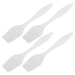 Unique Bargains Bakery Barbecue Heat Resistant Basting Cooking Grilling Pastry Brush 4pcs - 1 of 4