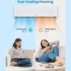 12,000 BTU Mini Split Air Conditioner, 23 SEER2 Wi-Fi Mini Split Ac/heating System - 2 of 4