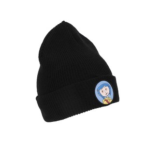 Coraline Woven Patch Tall Cuff Beanie - 1 of 4