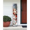 HomeRoots 48" Red And White Solid Wood Christmas Santa Porch Sign - 2 of 4