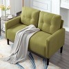 Sapphtopaz 51.2" Loveseat Couch Sofa - Compact Upholstered Furniture with Sturdy Frame, Cozy Seating for Living Room, Bedroom & Small Spaces - 4 of 4