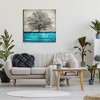 Stupell Industries Modern Turquoise Tree Collage, 30" x 30" - 2 of 4