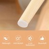 Topteng Felt Pads Beige: Furniture Floor Protectors, Anti-Scratch Chair Leg Pads, 128 Pcs - 3 of 4