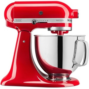 KitchenAid Artisan Series 5-Quart Tilt-Head Stand Mixer in Passion Red - KSM150PSPA - 1 of 3
