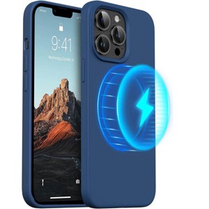 Entronix [Magnetic] Case Compatible with iPhone 15 Pro - Soft-Touch Liquid Silicone - 1 of 4